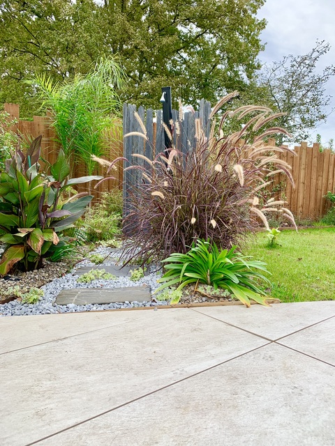 Création complète d'un jardin paysager à Cestas