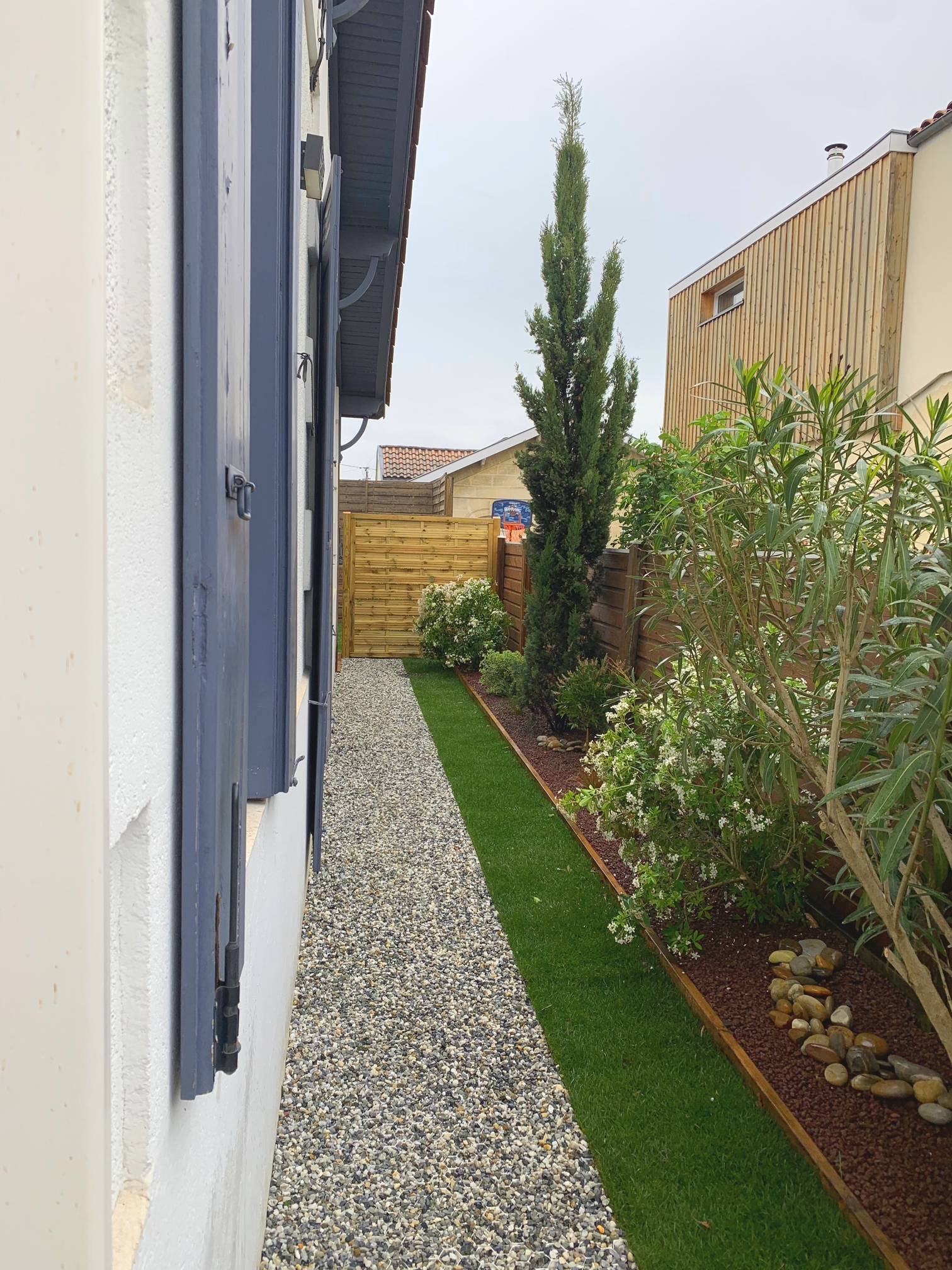 Aménagement paysager d&rsquo;un petit jardin à Le Bouscat