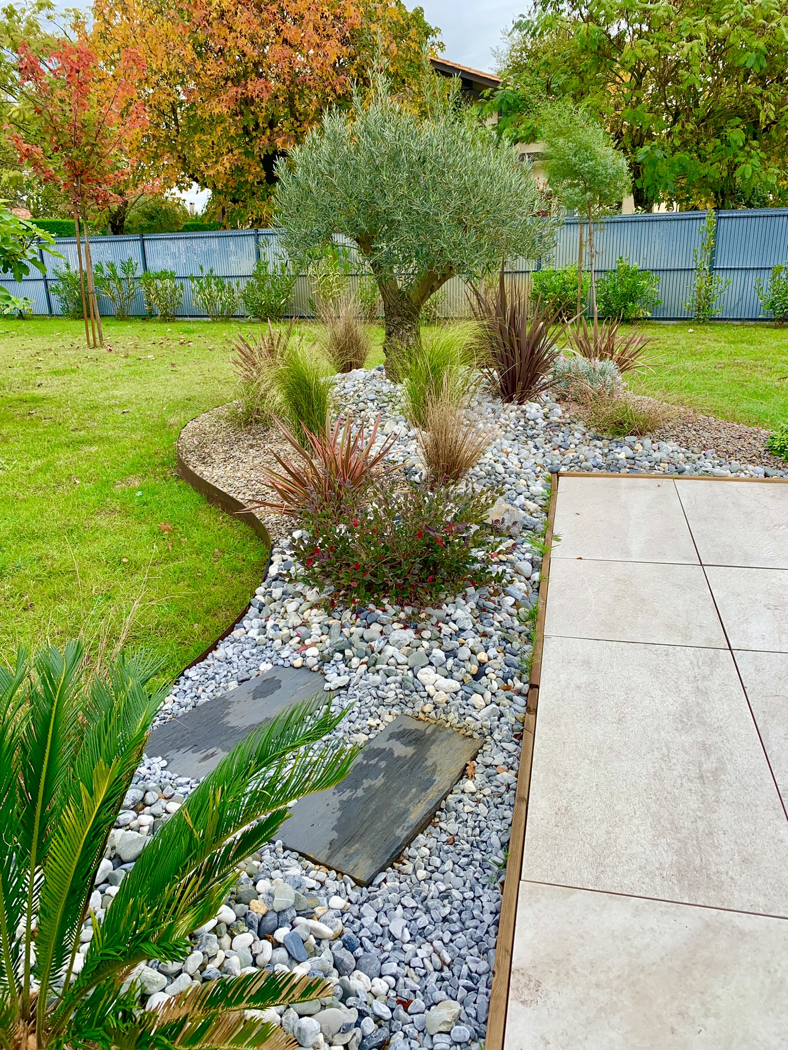 Création complète d&rsquo;un jardin paysager à Cestas
