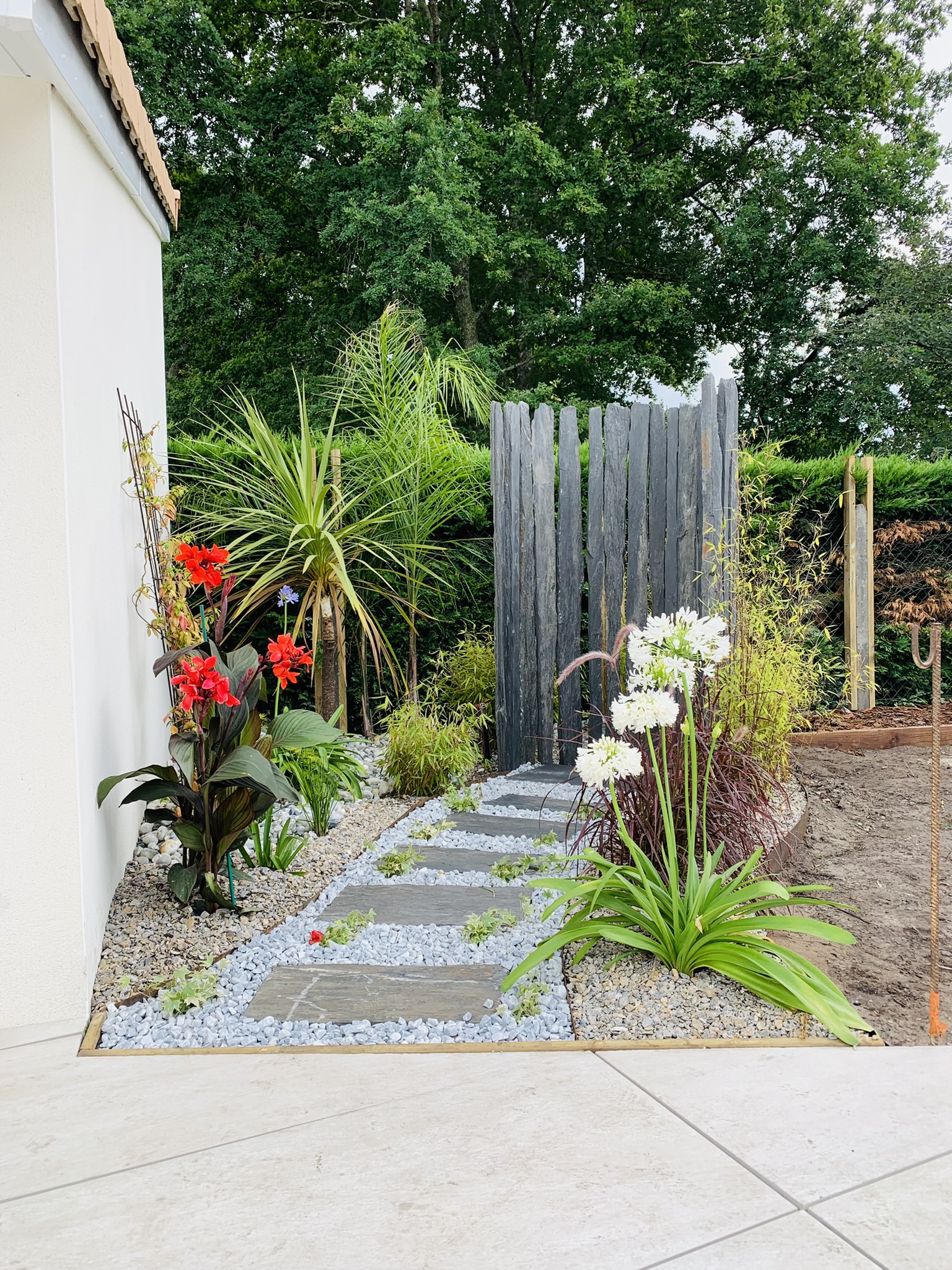 Création complète d&rsquo;un jardin paysager à Cestas
