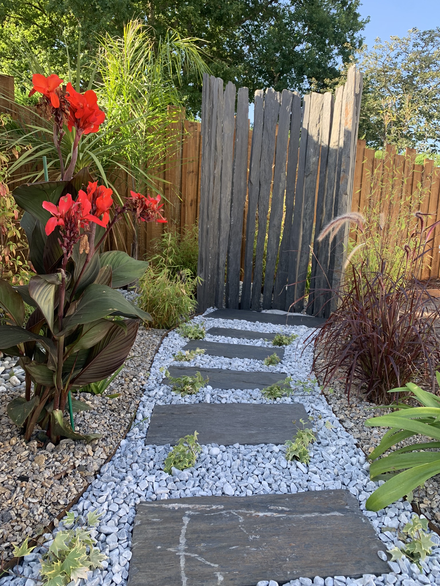 Création complète d&rsquo;un jardin paysager à Cestas