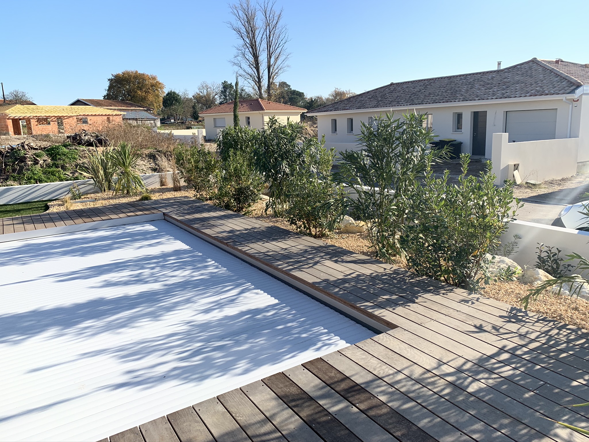 Enrochement paysager à Cestas