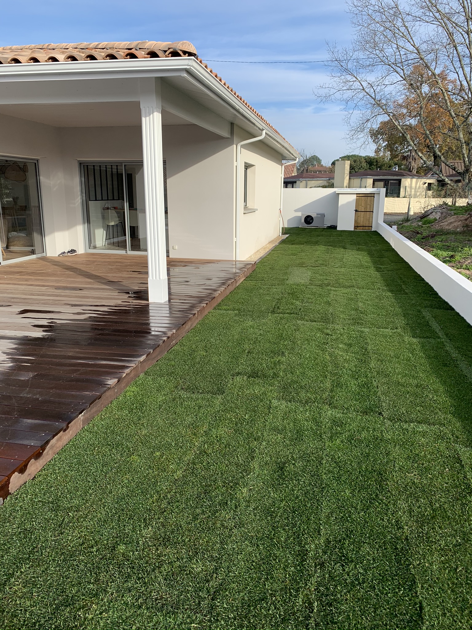 Enrochement paysager à Cestas