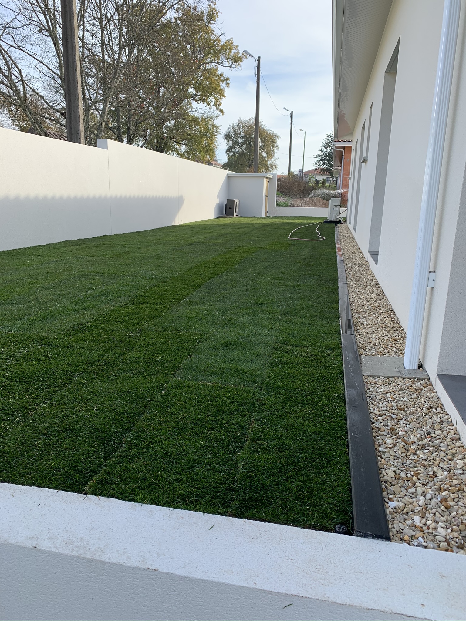 Enrochement paysager à Cestas