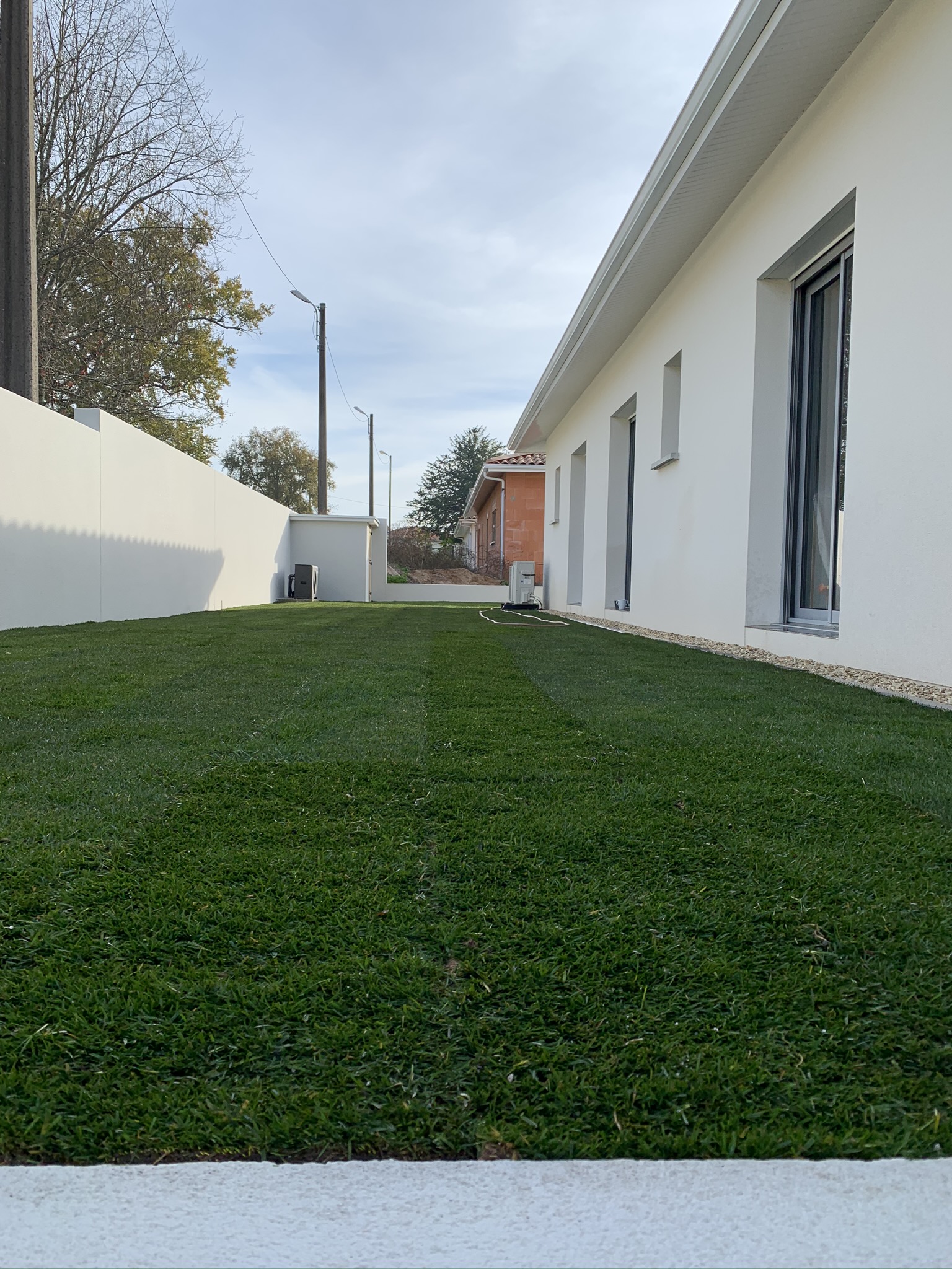 Enrochement paysager à Cestas