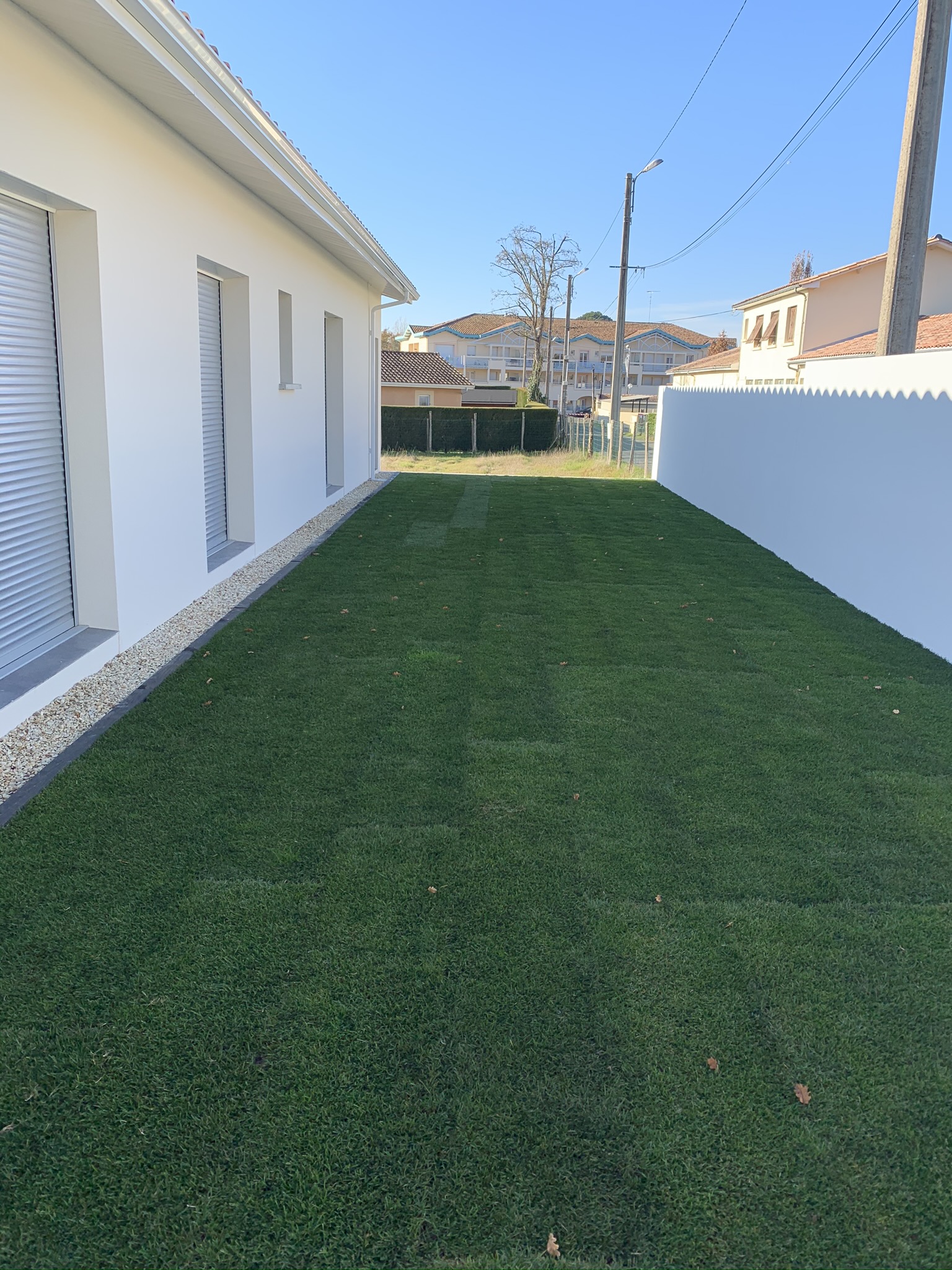 Enrochement paysager à Cestas