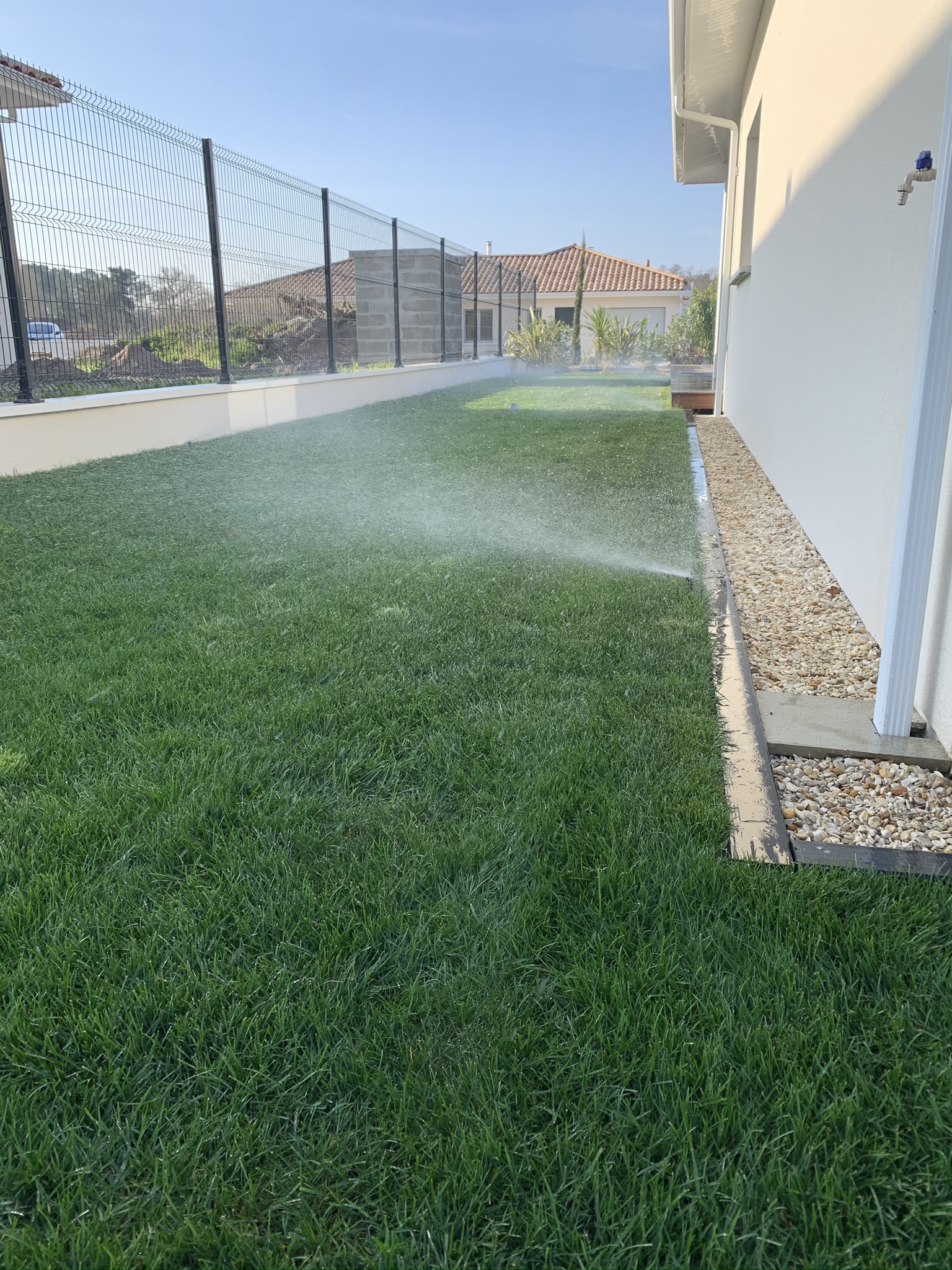 Enrochement paysager à Cestas