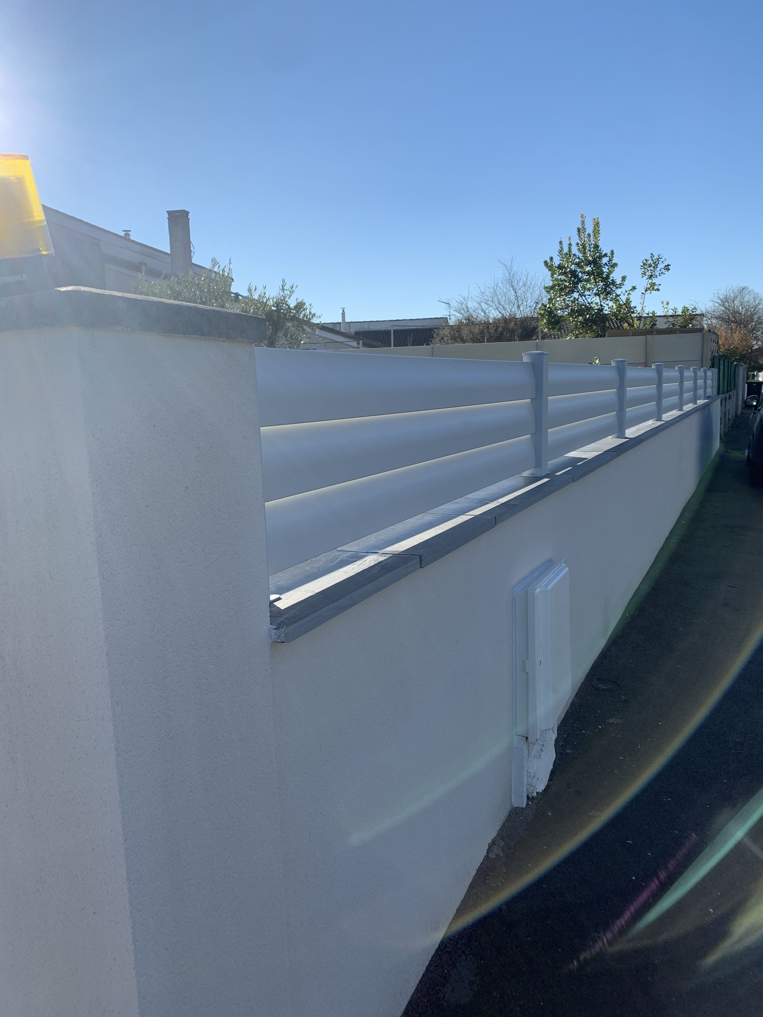 Pose de clôture en aluminium en Gironde